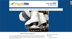 Desktop Screenshot of physioedge.net